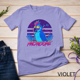 Macawsome - Macaw Parrot Retrowave 80s - T-Shirt