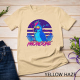 Macawsome - Macaw Parrot Retrowave 80s - T-Shirt