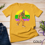 Mardi Gras Bigfoot Beads & Beer Sasquatch Fat Tuesday Funny T-Shirt