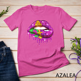 Mardi Gras Carnival Costume Purple & Gold for Women Girls T-Shirt
