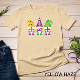 Mardi Gras Gnomes Funny Jester Hat Three Gnomes Lovers Gifts T-Shirt