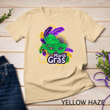 Mardi Gras T Shirt Mardi Gras 2023 Beads Mask Feathers Tee T-Shirt