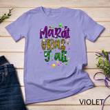 Mardi Gras Yall Funny Vinatage New Orleans Party T-Shirt