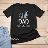 Mens Dad Bunny Gift Rabbit Face Family Group Easter Father's Day T-Shirt