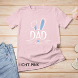 Mens Dad Bunny Gift Rabbit Face Family Group Easter Father's Day T-Shirt