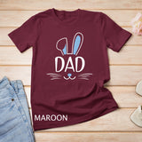 Mens Dad Bunny Gift Rabbit Face Family Group Easter Father's Day T-Shirt