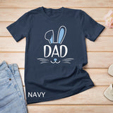 Mens Dad Bunny Gift Rabbit Face Family Group Easter Father's Day T-Shirt