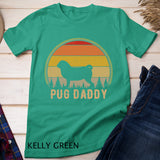 Mens Pug Daddy Dog Funny Pug Dad Puppy Dog Father T-Shirt