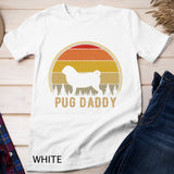 Mens Pug Daddy Dog Funny Pug Dad Puppy Dog Father T-Shirt