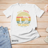 Mens Reel Cool Grandpa Shirt Funny Valentine Fathers Day T-Shirt