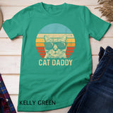 Mens Vintage Cat Daddy Shirt Funny Cat Lover Gift Cat Dad Fathers T-Shirt