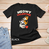 Meowy Valentine Cats Cute Kitten Cat Valentines Day Women T-Shirt