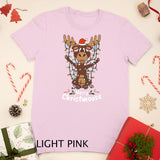 Merry Christmoose Christmas Moose Xmas Tree Lights Gift T-Shirt
