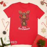 Merry Christmoose Christmas Moose Xmas Tree Lights Gift T-Shirt