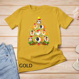 Merry Pigmas 2021 Funny Christmas Tree Xmas light Guinea Pig T-Shirt