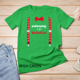 Mommy Is My Valentine T Shirt Heart Mom Suspenders Bow Tie T-Shirt