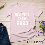New Year Crew 2023 Funny Matching Party Pajama T-Shirt