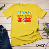 New Years Eve Party Supplies Groovy Happy New Year 2023 T-Shirt
