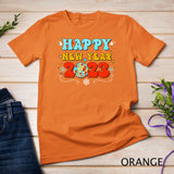 New Years Eve Party Supplies Groovy Happy New Year 2023 T-Shirt