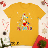 Nurse Christmas Tree Stethoscope RN LPN Scrub Nursing Xmas T-Shirt