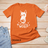 Oy To The World Scottish Terrier Hanukkah Shirt