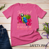 Parrot Just a Girl Who Loves Parrots Bird Watching Gift T-Shirt