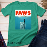 Paws Kitten Meow Parody Funny Shirt Cat Lover Gifts T-shirt