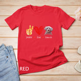 Peace Love Schnoodle Dog - Schnoodle Dog lover Gift T-Shirt