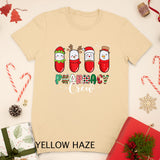 Pharmacy Crew Christmas Pills Snowman Reindeer Santa Lights T-Shirt