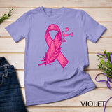 Pink Ribbon Feather Bird Cute Breast Cancer Awareness Gift T-Shirt