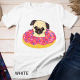 Pug Dog Doughnut Floatie Cute Donut Pet Halloween Gift Pug Lover T-Shirt