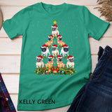 Pug Dog Xmas Tree Gift Santa Hat Pug Christmas T-Shirt