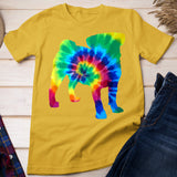 Pug Tie Dye Vintage Hippie Dog Pug Mom Dad Vintage Pug T-Shirt