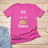 Rabbit Pet Bunny Lover Pet Owner Bunnies Hearts Girl Rabbit Lover T-shirt