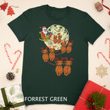 Reindeer Dachshund Santa Christmas Pet Weiner Dog Xmas Gift T-shirt