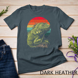 Retro Iguana Sunset - Reptile Herpetologist Herpetology T-Shirt