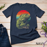 Retro Iguana Sunset - Reptile Herpetologist Herpetology T-Shirt