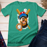 Rottweiler Baseball Dog Baseball Fan Rottweiler Lover T-Shirt