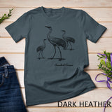 Sandhill Crane Bird Ornithology Long Sleeve T-Shirt