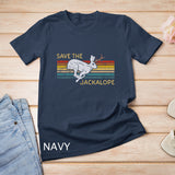 Save The Jackalope - Vintage Rabbit - Camping Cryptozoology T-Shirt