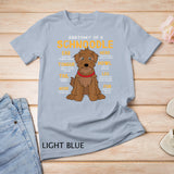 Schnoodle Anatomy Funny Dog Mom Dad Gift T-Shirt