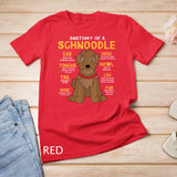 Schnoodle Anatomy Funny Dog Mom Dad Gift T-Shirt