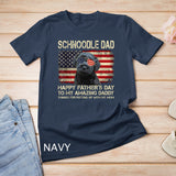 Schnoodle Dog Dad Happy Father's Day To My Amazing Dog Dad T-Shirt