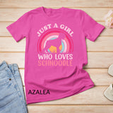 Schnoodle Dog Lover Vintage Just A Girl Who Loves Schnoodle Pullover Hoodie T-Shirt