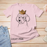 Schnoodle Dog Wearing Crown Sweatshirt T-shirt