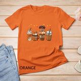 Schnoodle Fall Coffee Pumpkin Spice Latte Iced Autumn Sweatshirt T-Shirt