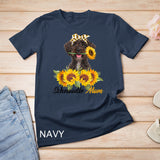Schnoodle Mom Sunflower Dog Mom Women Tank Top T-shirt