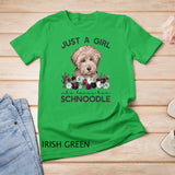 Schnoodle Shirt Dog Gift Just A Girl Who Loves Her Schnoodle Sweatshirt T-shirt