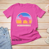 Schnoodle Vintage Sunset Dog T-Shirt