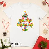 School Bus Christmas Tree Funny Santa Bus Driver Gifts T-Shirt